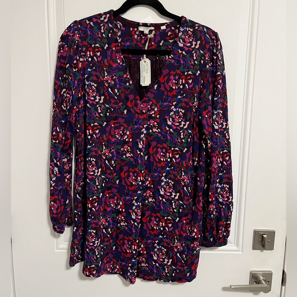 NWT - Fat Face Women's Floral Abstract Print Tunic - US 8/M